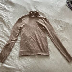 Bozzolo Light Brown Turtleneck Sweater